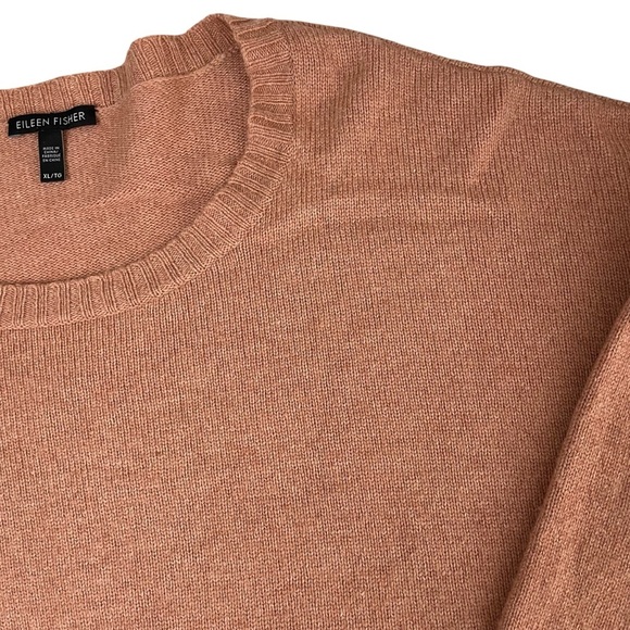 Eileen Fisher Wool Yak Crewneck Oversized Boxy Sweater XL - Picture 6 of 10